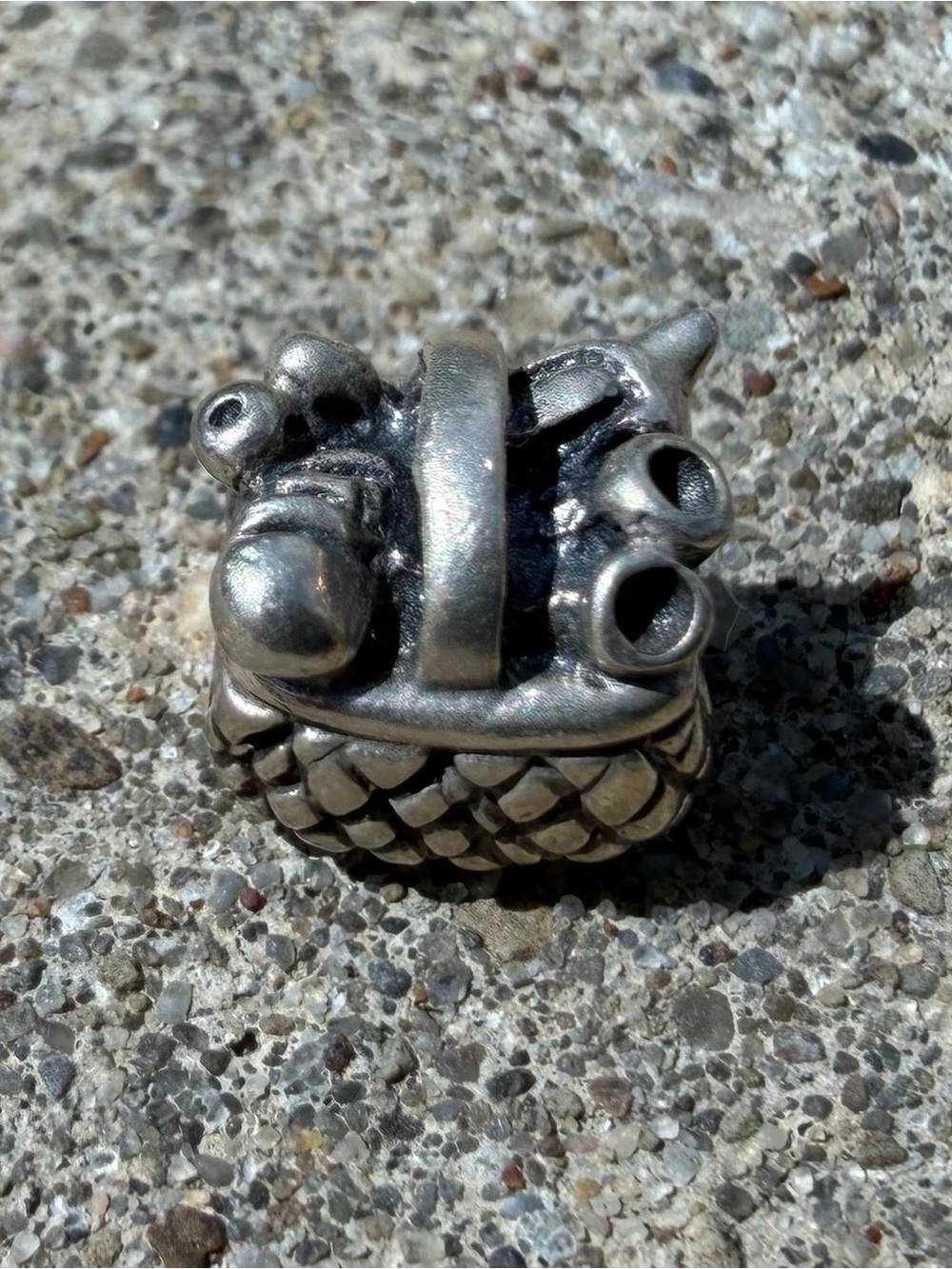 Pandora Sterling Silver Picnic Basket Charm 790418
